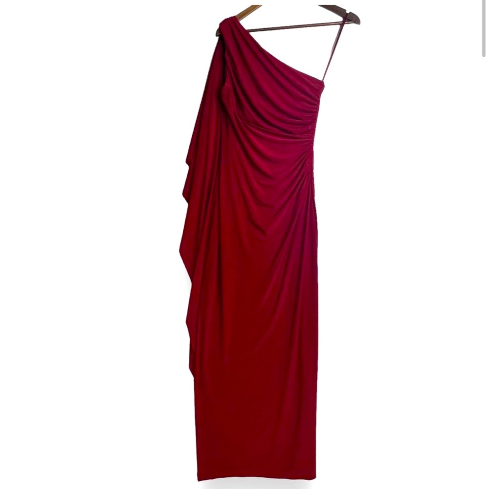 Ralph Lauren One Shoulder Dress